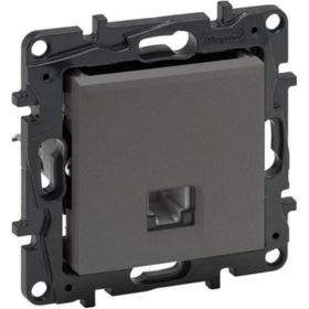 Legrand 768829 Raventi Titanyum 1 Çıkışlı Rj11 Telefon Prizi