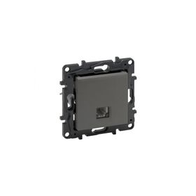 Legrand 768829 Raventi Titanyum 1 Çıkışlı Rj11 Telefon Prizi