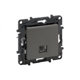 Legrand 768829 Raventi Titanyum 1 Çıkışlı Rj11 Telefon Prizi