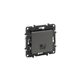 Legrand 768829 Raventi Titanyum 1 Çıkışlı Rj11 Telefon Prizi