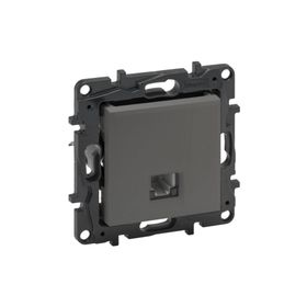 Legrand 768829 Raventi Titanyum 1 Çıkışlı Rj11 Telefon Prizi