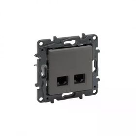 Legrand 768840 Raventi Titanyum 2Xrj 45 Cat 6 Utp Priz