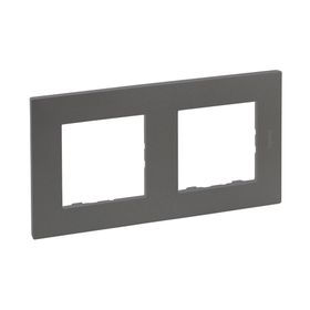 Legrand 768872 Raventi Titanyum İkili Çerçeve