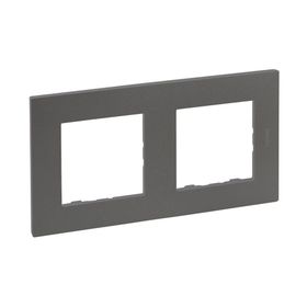 Legrand 768872 Raventi Titanyum İkili Çerçeve