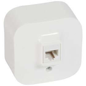 Legrand 782414 Forix Beyaz IP21 Sıva Üstü Rj11 Telefon Prizi