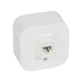 Legrand 782414 Forix Beyaz IP21 Sıva Üstü Rj11 Telefon Prizi
