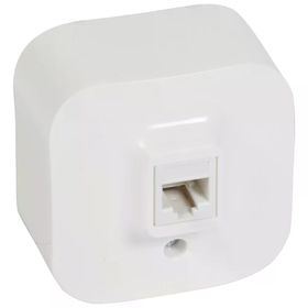 Legrand 782414 Forix Beyaz IP21 Sıva Üstü Rj11 Telefon Prizi