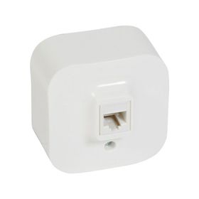 Legrand 782414 Forix Beyaz IP21 Sıva Üstü Rj11 Telefon Prizi