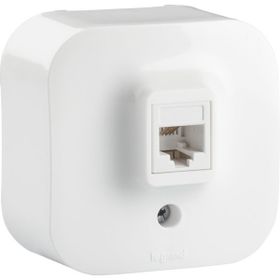 Legrand 782414 Forix Beyaz IP21 Sıva Üstü Rj11 Telefon Prizi