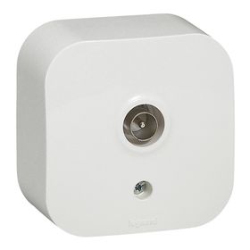 Legrand 782415 Forix Beyaz IP21 Sıva Üstü Sonlu Tv Prizi