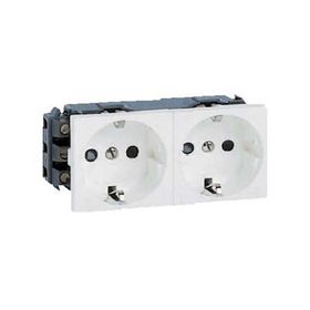 Legrand Beyaz S.Armada 2xdlp Şebeke Priz