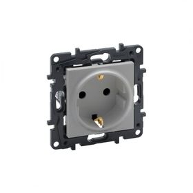 Legrand Raventi 768214 Alüminyum Topraklı Priz