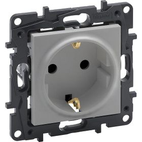 Legrand Raventi 768214 Alüminyum Topraklı Priz