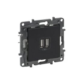 Legrand Raventi Serisi Füme 2'li USB Şarj Priz