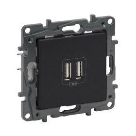 Legrand Raventi Serisi Füme 2'li USB Şarj Priz