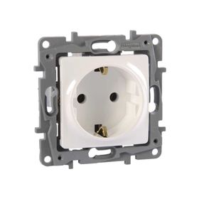 Legrand Salbei Serisi 230V 16A Beyaz Topraklı Priz