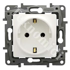 Legrand Salbei Serisi 230V 16A Beyaz Topraklı Priz