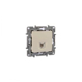 Legrand Salbei Serisi Bej 1 Çıkışlı RJ11 Telefon Prizi