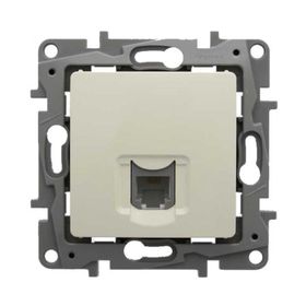 Legrand Salbei Serisi Bej 1 Çıkışlı RJ11 Telefon Prizi
