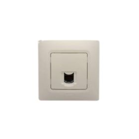 Legrand Salbei Serisi Bej 1 Çıkışlı RJ11 Telefon Prizi