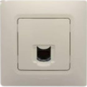 Legrand Salbei Serisi Bej 1 Çıkışlı RJ11 Telefon Prizi