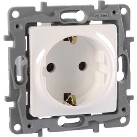 Legrand Salbei Serisi Bej 16A Çerçevesiz Fransız Standartı Topraklı Priz Ups Prizi