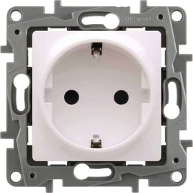 Legrand Salbei Serisi Bej 230V 16A Çerçevesiz Topraklı Priz