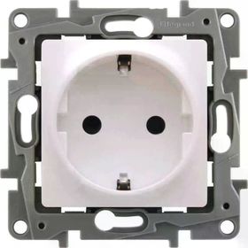 Legrand Salbei Serisi Bej 230V 16A Çerçevesiz Topraklı Priz