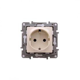 Legrand Salbei Serisi Bej 230V 16A Çerçevesiz Topraklı Priz