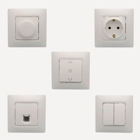 Legrand Salbei Serisi Beyaz RJ11 Tek Çıkışlı Anahtar Priz