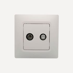 Legrand Salbei Serisi Beyaz RJ11 Tek Çıkışlı Anahtar Priz
