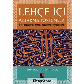 Lehçe İçi Aktarma Yöntemleri - umit eker
