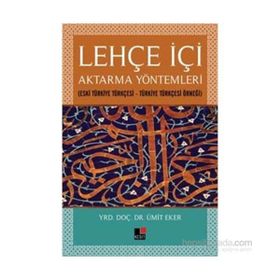 Lehçe İçi Aktarma Yöntemleri - umit eker