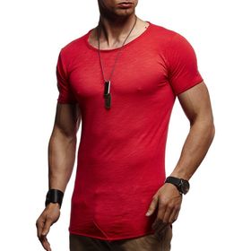 Leif Nelson LN-6281 Kırmızı Erkek T-shirt