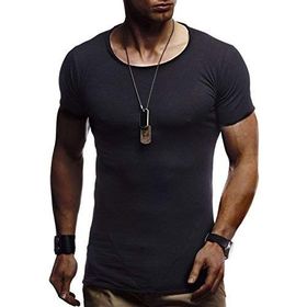 Leif Nelson LN-6281 Siyah Erkek T-shirt