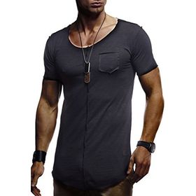 Leif Nelson LN-6288 Siyah Erkek T-shirt