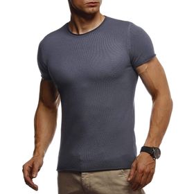 Leif Nelson LN-7320 Antrasit Erkek T-shirt
