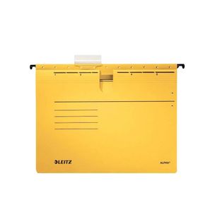 Leitz 1984-15 Alpha Sarı Telli Askılı 25'li Paket Dosya
