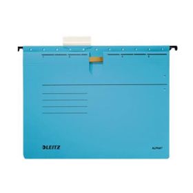 Leitz 1984-35 Alpha Mavi Telli Askılı 25'li Paket Dosya