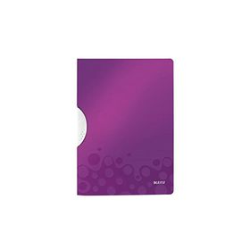 Leitz 4185 Wow Active Colorclip Metalik Mor Sıkıştırmalı Dosya