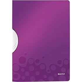 Leitz 4185 Wow Active Colorclip Metalik Mor Sıkıştırmalı Dosya
