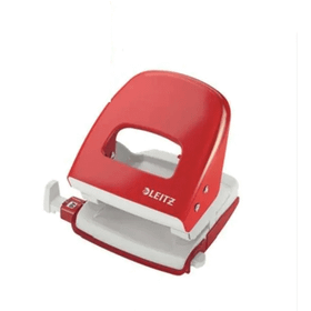 Leitz 5008 Metal 30 Sayfa Kırmızı Delgeç