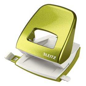 Leitz 50082064 Wow 30 Sayfa Kapasiteli Metalik Yeşil Delgeç
