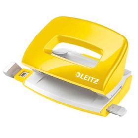 Leitz 5060 Wow Mini 10 Sayfa Metalik Sarı Delgeç