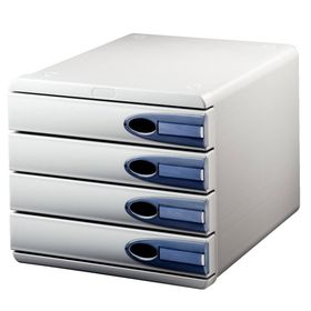 Leitz 52060092 Allura Gri 4 Çekmeceli Evrak Rafı