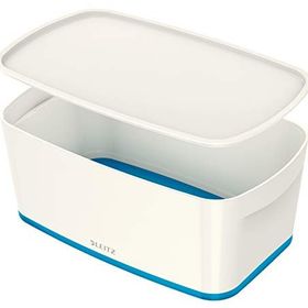 Leitz 52191036 A5 MyBox Kapaklı Küçük Mavi Saklama Kutusu