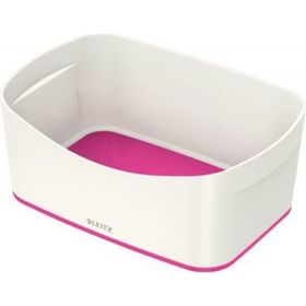 Leitz 5257 MyBox Pembe Beyaz Masaüstü Saklama Kutusu