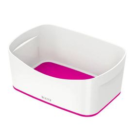 Leitz 5257 MyBox Pembe Beyaz Masaüstü Saklama Kutusu