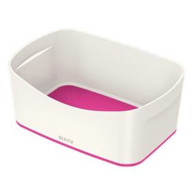 Leitz 5257 MyBox Pembe Beyaz Masaüstü Saklama Kutusu