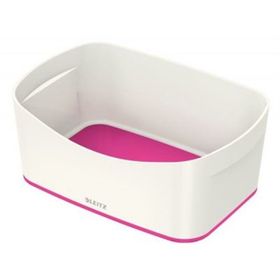 Leitz 5257 MyBox Pembe Beyaz Masaüstü Saklama Kutusu
